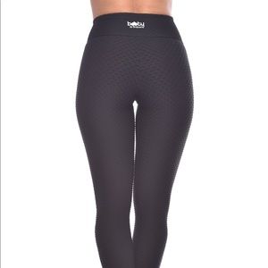 Booty By Brabants Black Croco Leggings